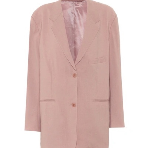 RESERVED - NWT Frankie shop blush pink oversized blazer - Picture 3 of 15